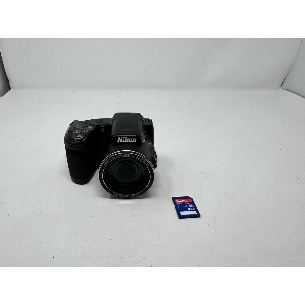 Nikon COOLPIX L840 Digital Camera - 16MP Full HD / -Tested -Black W/4GB (Read)